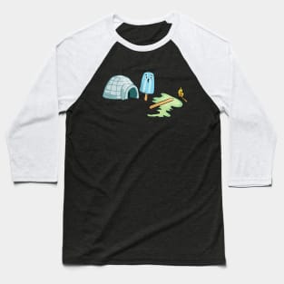 Popsicle Murder - Who Melt Kenny? Baseball T-Shirt